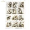 Wielkanoc, zając, królik, vintage, retro, akwarela, wiosna, sielski, wiejski, ilustracja, zwierzęta, kwiaty*Easter, hare, rabbit, vintage, retro, watercolor, spring, idyllic, rustic, illustration, animals, flowers